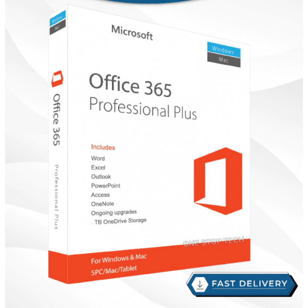 Microsoft Office 365 Pro - up to 5 Devices